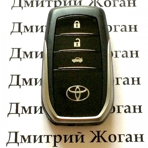 Оригинальный смарт ключ для Toyota Camry (Тойота Камри) 3 кнопки, H chip P1:88, 433 MHz