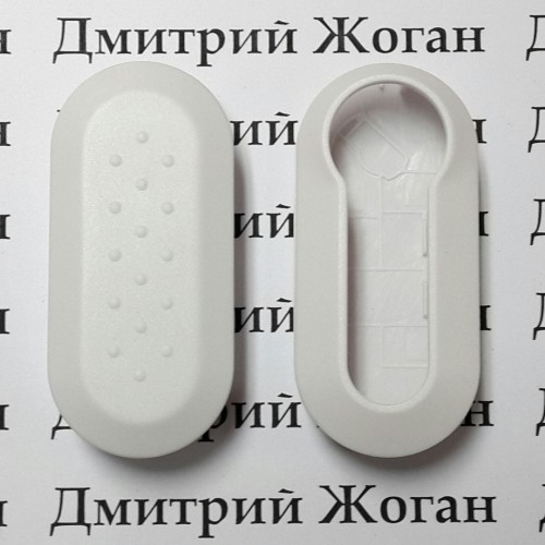 Корпус под ключ Fiat (Фиат), белый