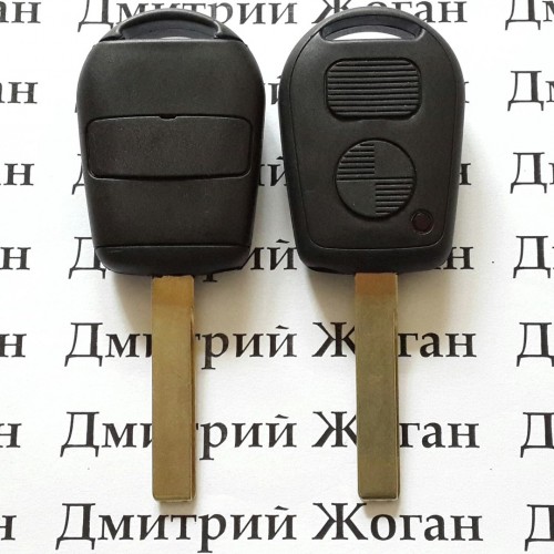 Корпус автоключа для BMW E34 (БМВ) 2 кнопки, лезвие HU92