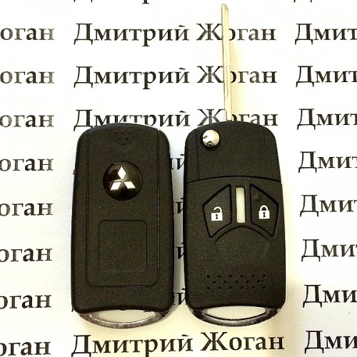 Корпус выкидного ключа Mitsubishi (Митсубиси) 2 - кнопки