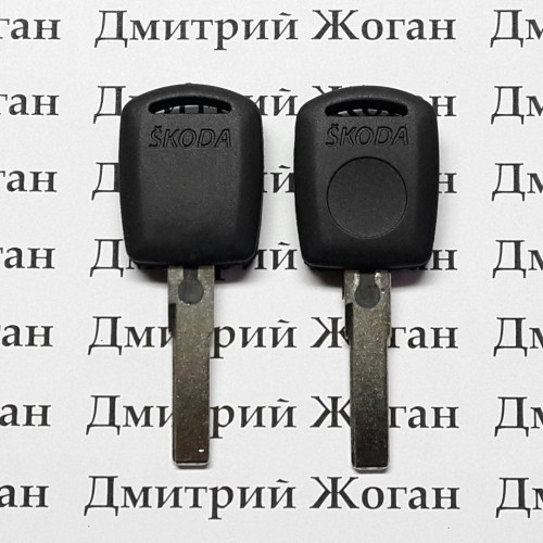 Корпус авто ключа под чип для SKODA (шкода), лезвие HU66