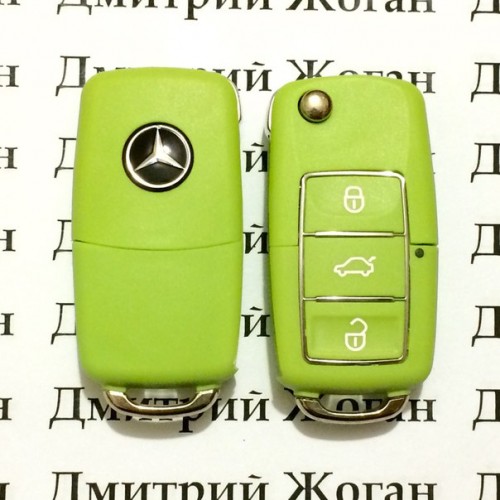 Корпус ключа для MERCEDES VITO, SPRINTER  (Мерседес Вито, Спринтер) C, E, S class, 3 кнопки, лезвие на выбор