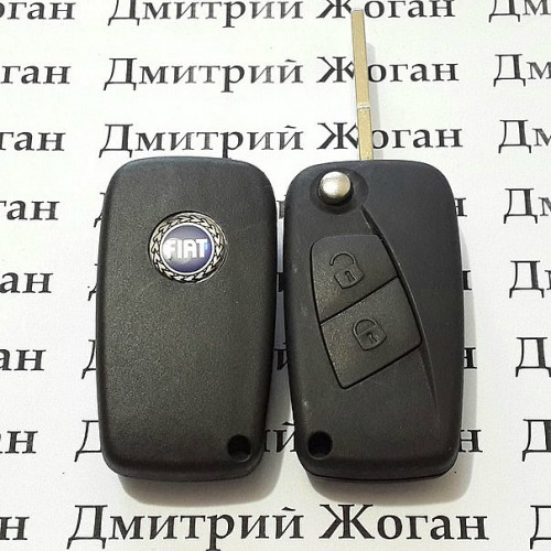 Корпус выкидного ключа для FIAT Bravo, Dukato, Scudo, Fiorino (Фиат Браво, Дукато, Скудо, Фиорино) 2 - кнопки