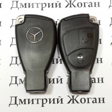 Корпус смарт ключа MERCEDES с отсеком для батареи W203, C,S-class (мерседес) 2 - кнопки