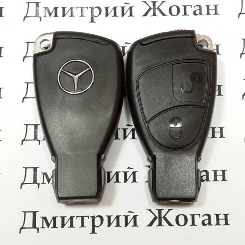Корпус смарт ключа MERCEDES с отсеком для батареи W203, C,S-class (мерседес) 2 - кнопки