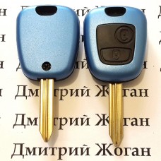 Корпус ключа для Citroen Berlingo (Ситроен Берлинго) 2 кнопки, лезвие SX9
