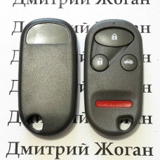 Корпус пульта Honda (Хонда) - 3 кнопки + 1 кнопка, без крепления под батарею