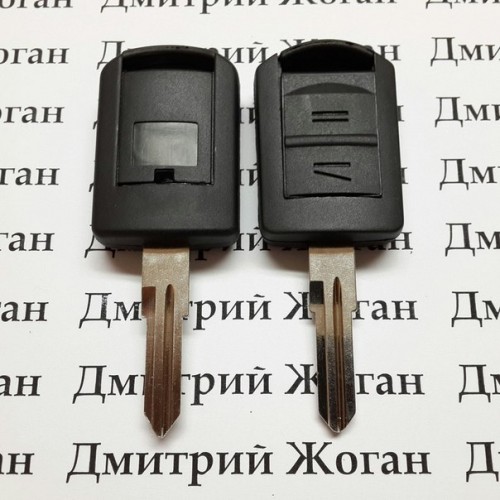 Корпус авто ключа для Opel Corsa (Опель Корса) 2 кнопки, лезвие YM28