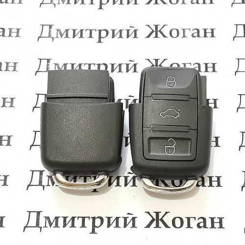 Корпус нижней части выкидного ключа для VOLKSWAGEN (Фольксваген) , 3 - кнопки