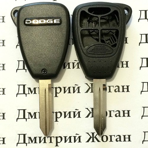 Корпус для автоключа Dodge (Додж) 4 + 1 (panic) 