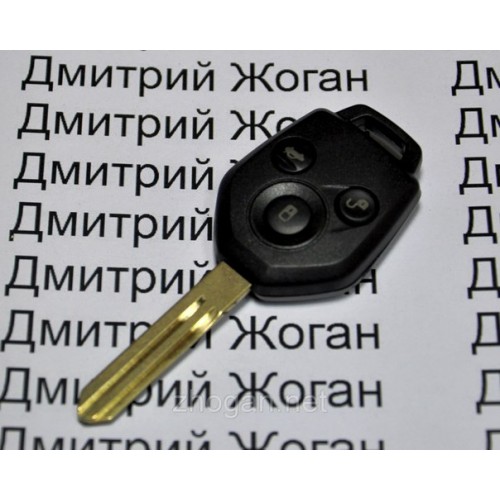 Автоключ для SUBARU (Субару) 3 - кнопки, лезвие NSN14, 433 Mhz